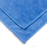 380GSM Premium Multipurpose Microfiber Cleaning Towel Blue - Car Detailing, Garage, Mechanic, Home - 50 Pack