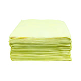 380GSM Premium Multipurpose Microfiber Cleaning Towel Yellow - Car Detailing, Garage, Mechanic, Home - 50 Pack