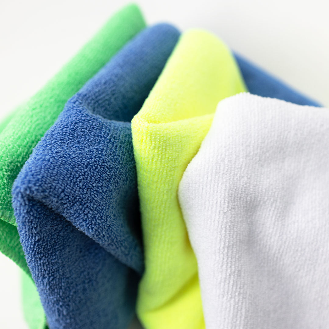 380GSM Premium Multipurpose Microfiber Cleaning Towel - Car Detailing, Garage, Mechanic, Home - 50 Pack