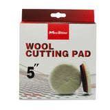 3 - 5 - 6 inch Wool Cutting Pad for buffer