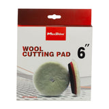 3 - 5 - 6 inch Wool Cutting Pad for buffer