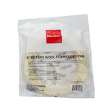 9In Rotary Wool Buffing Pads Single-Sided