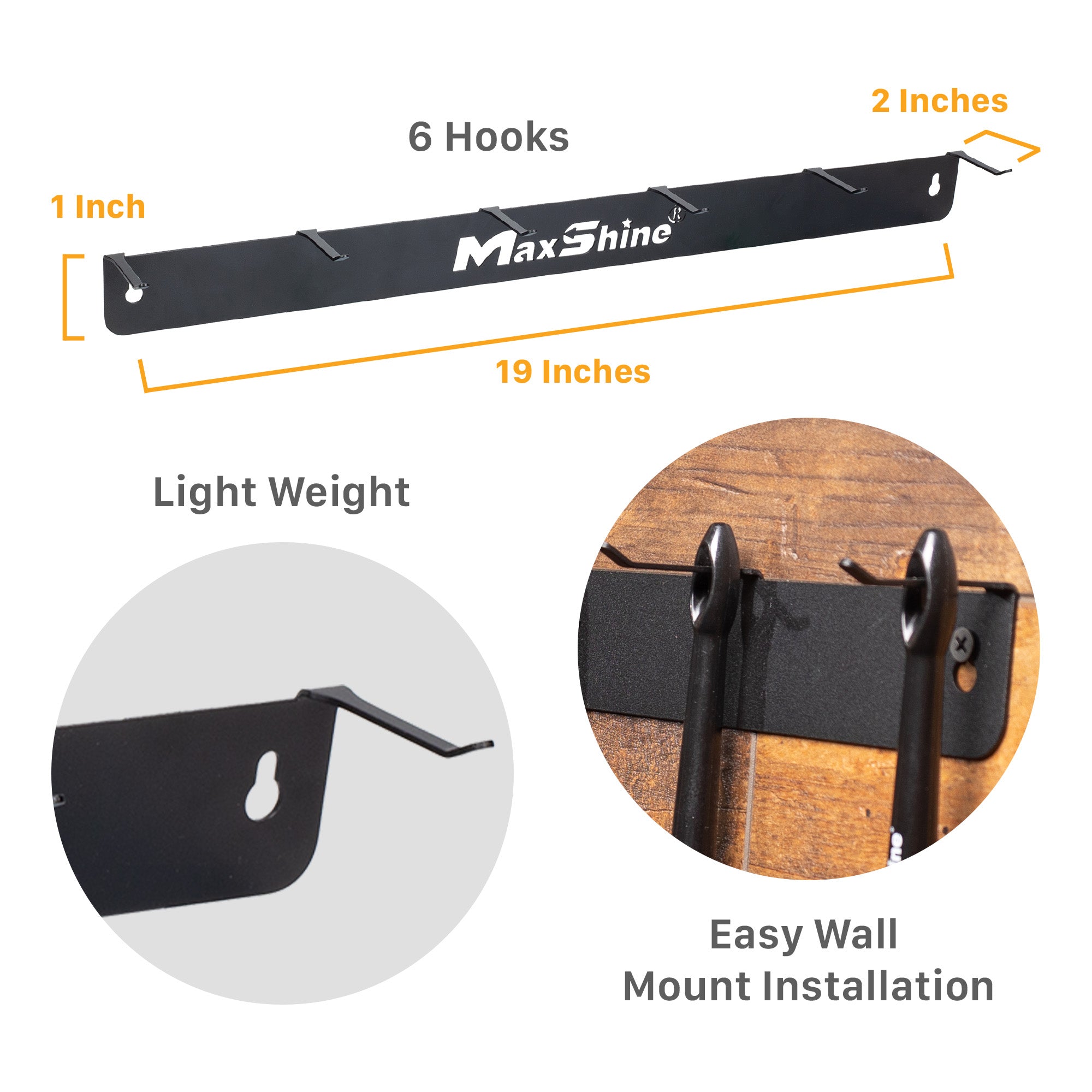 H06B Wall Brush Holder | Detailing Brush Hanger