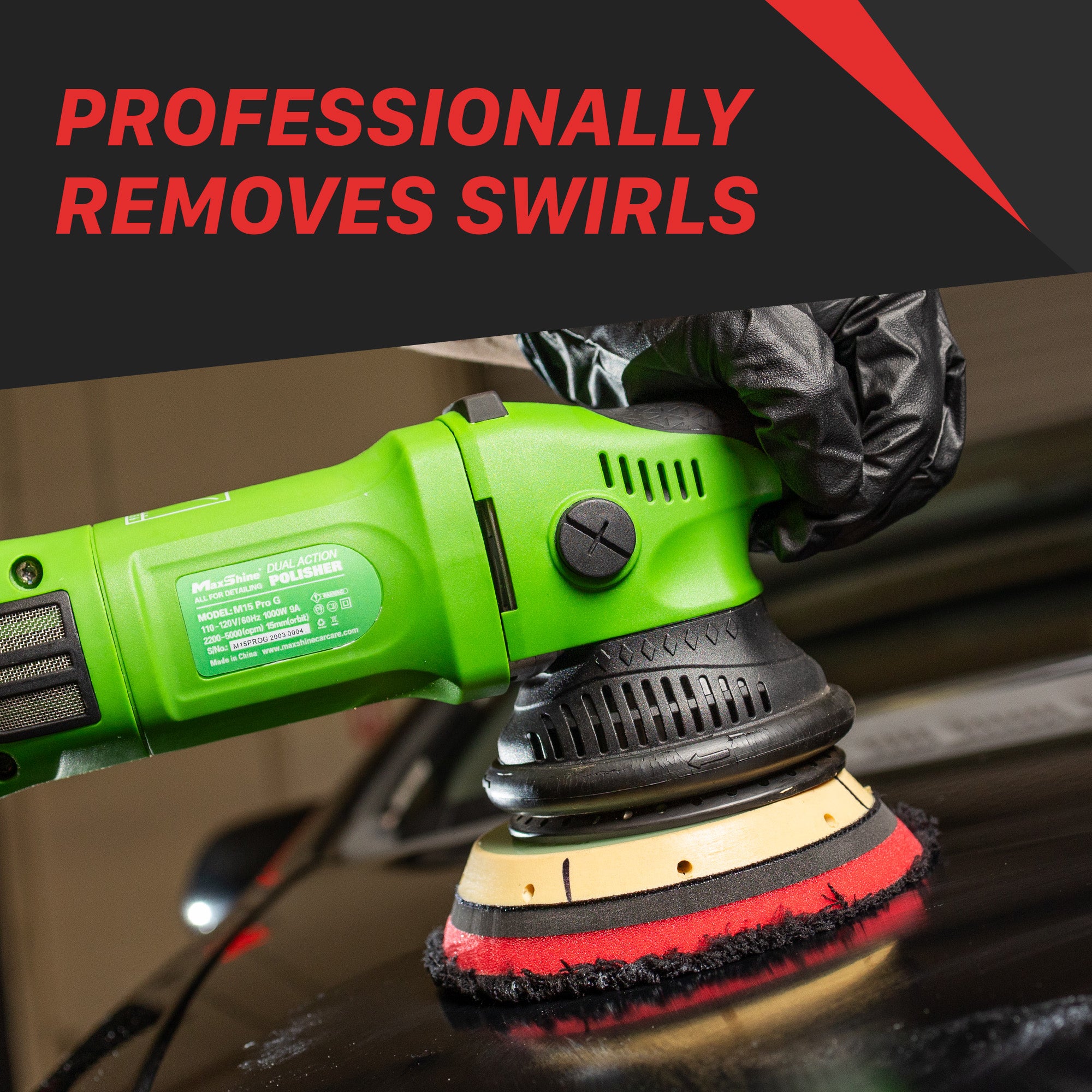 2050- Microfiber One Step Pad - 5in, 6in