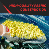 1120003Y Chenille Mitt | 3 in 1 Chenille Microfiber Wash Mitt