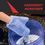 1120002B Car Washing Glove Mitt | Plush Microfiber Wash Mitt