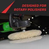 2067- 2068- Rotary Wool Buffing Pads - 9in