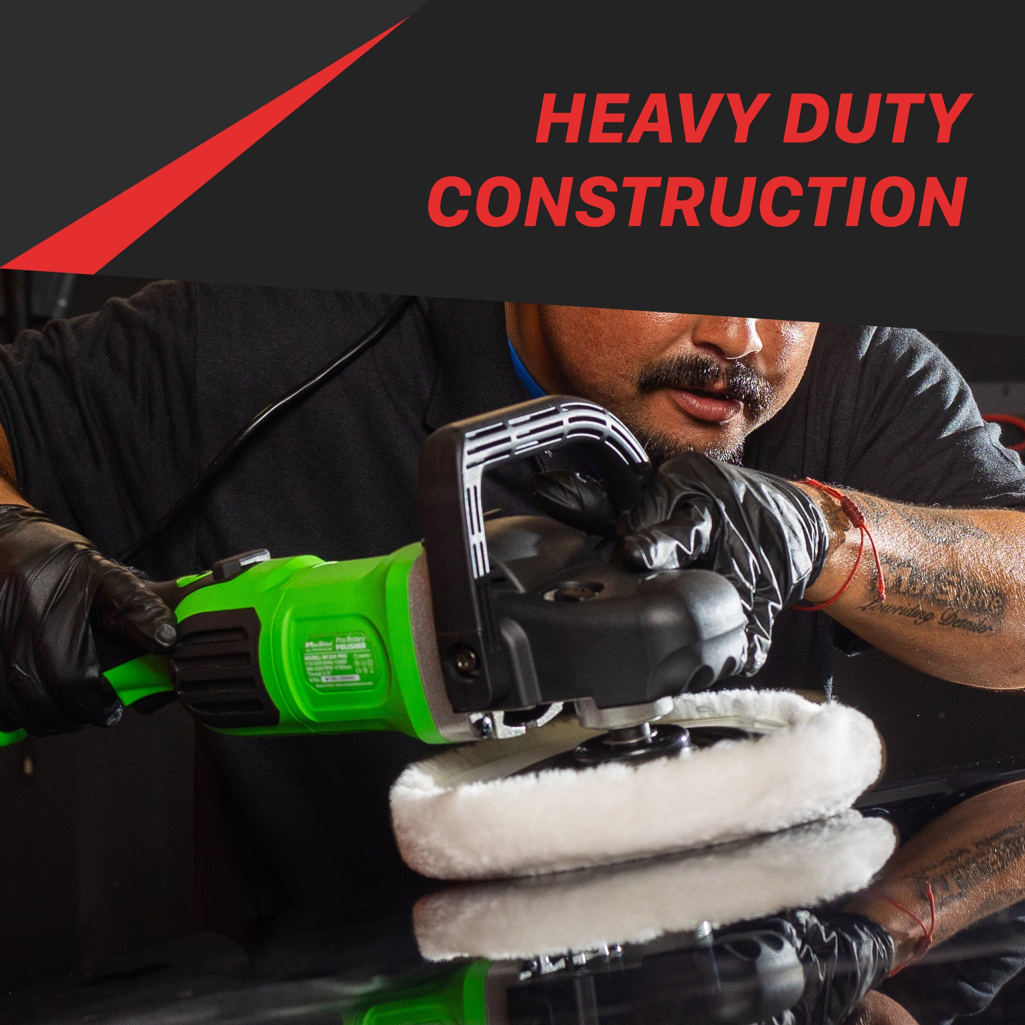 M1300 Pro Rotary Polisher | M1300 Pro Rotary Polisher - 7in Plate, 1300W