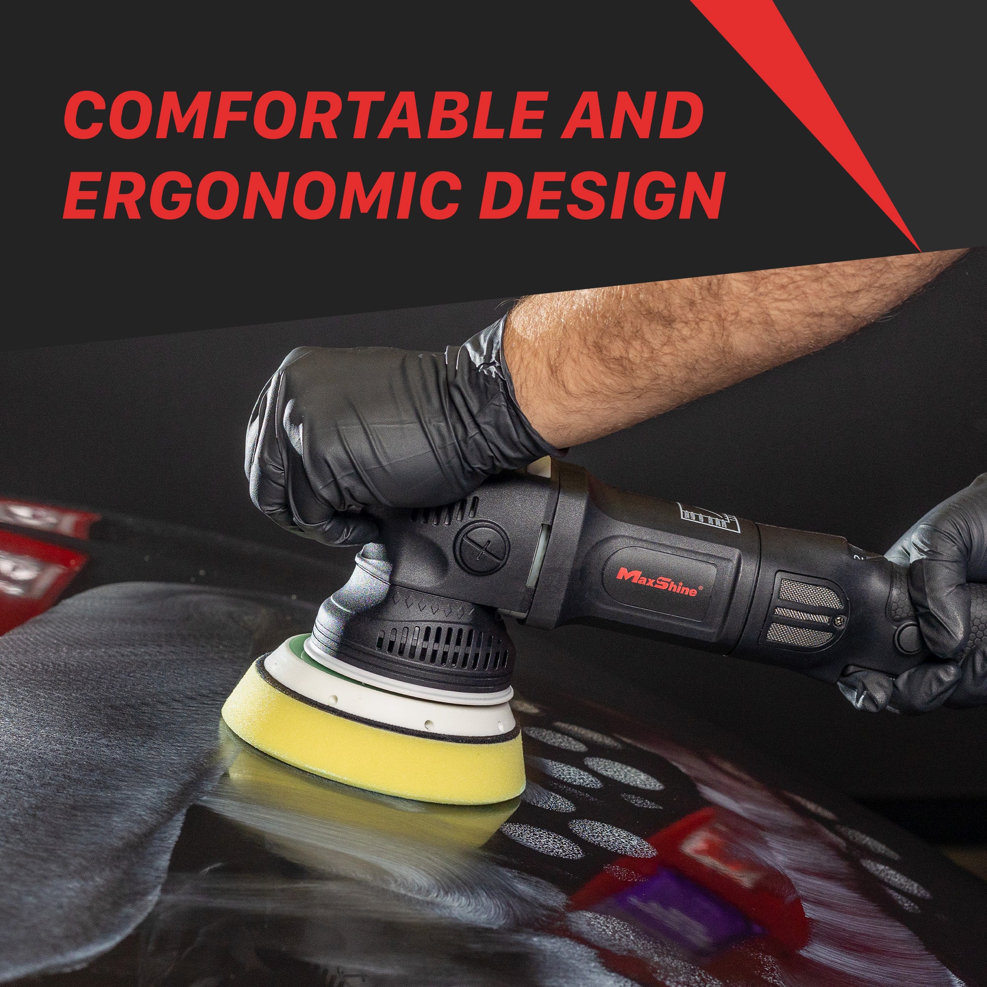 M15 Pro Dual Action Orbital Polisher | M15 Pro Dual Action Polisher - 5in Plate, 15mm Throw, 1000W