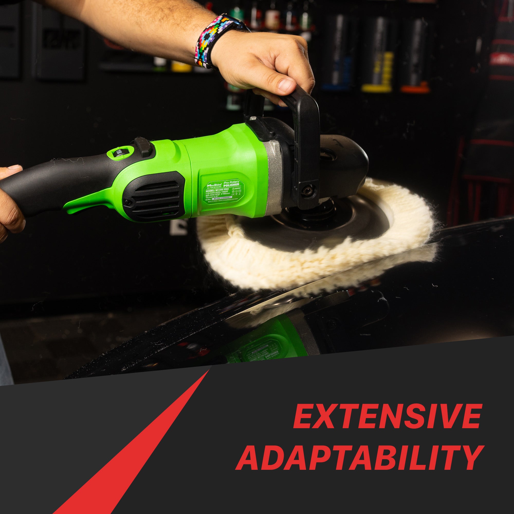 M1300 Pro Rotary Polisher | M1300 Pro Rotary Polisher - 7in Plate, 1300W