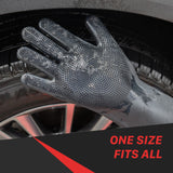 1130001B SIlicone Scrubbing Gloves