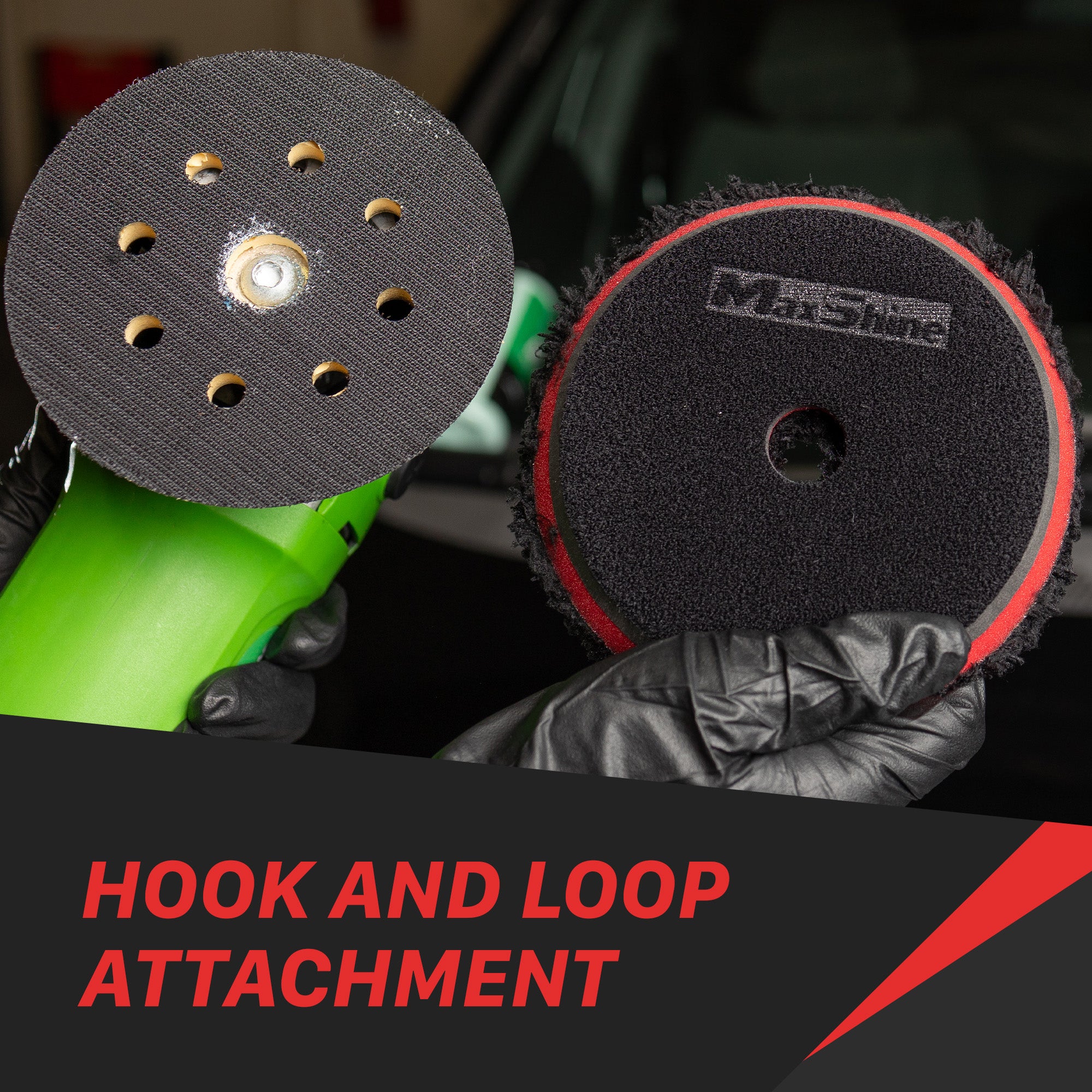 2050- Microfiber One Step Pad - 5in, 6in