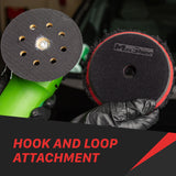 2050- Microfiber One Step Pad - 5in, 6in