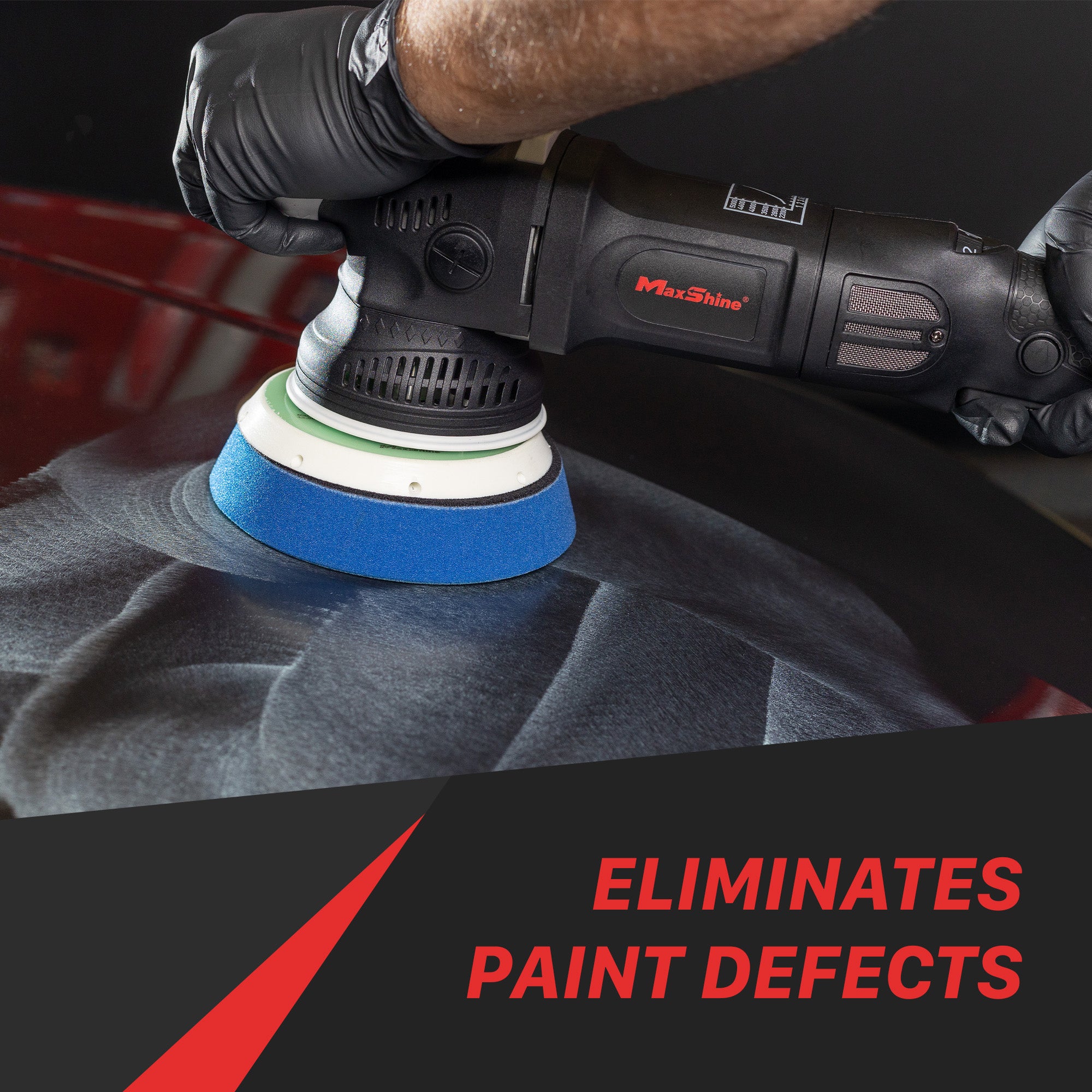 M15 Pro Dual Action Orbital Polisher | M15 Pro Dual Action Polisher - 5in Plate, 15mm Throw, 1000W
