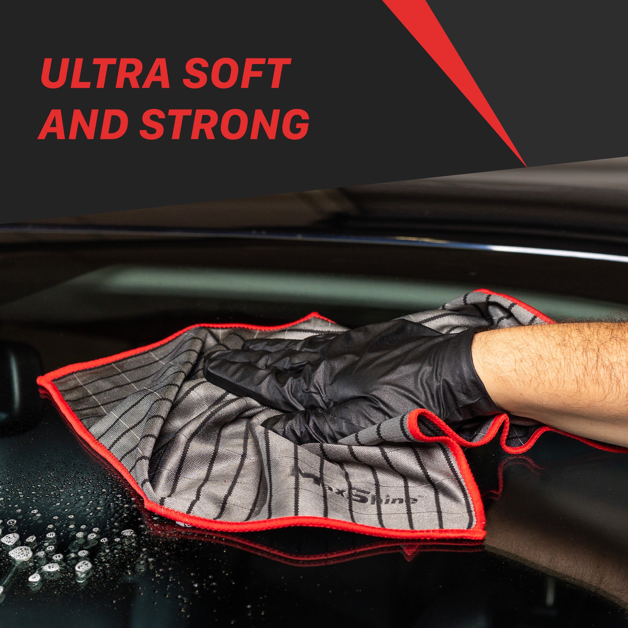 1034040G 360GSM Premium Carbon Fiber Towel - 3 Pack