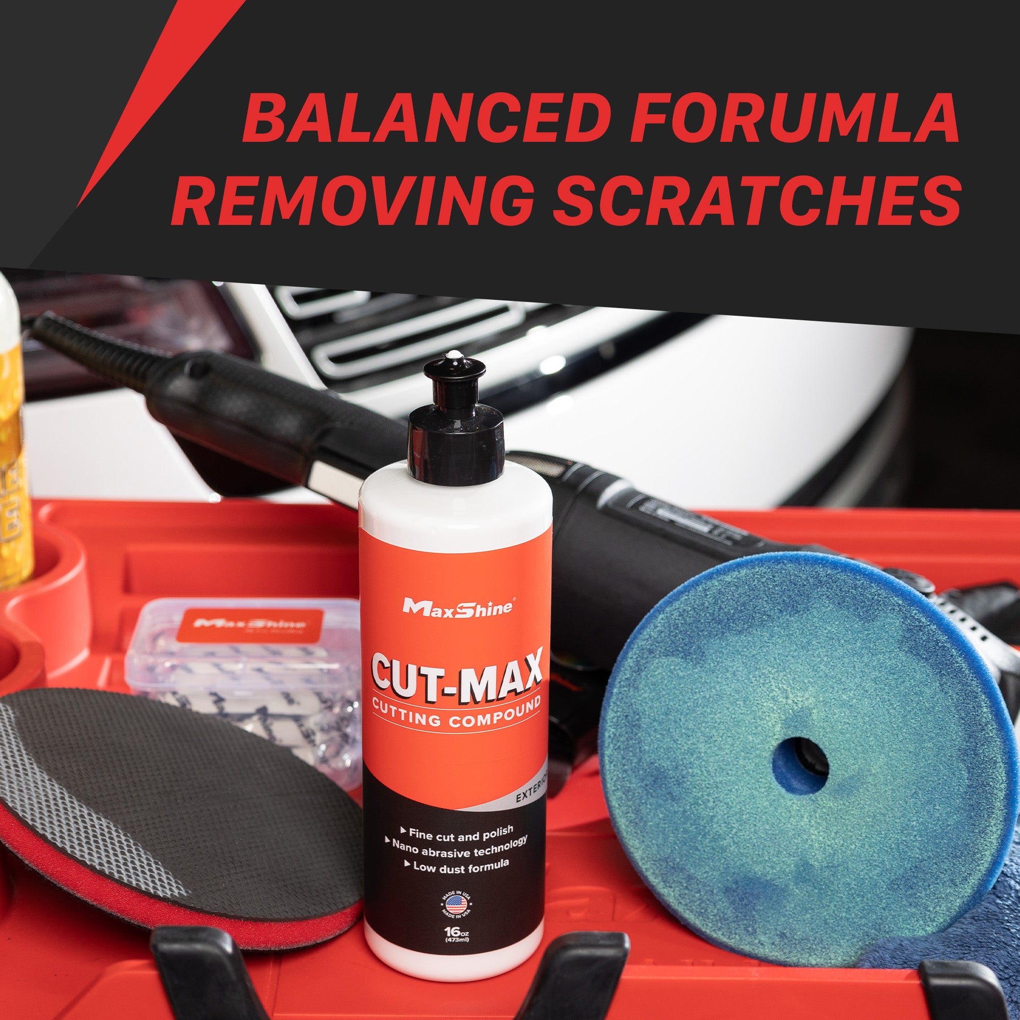 MCOZ16 Car Scratch Remover | Cut-Max Cutting Compound