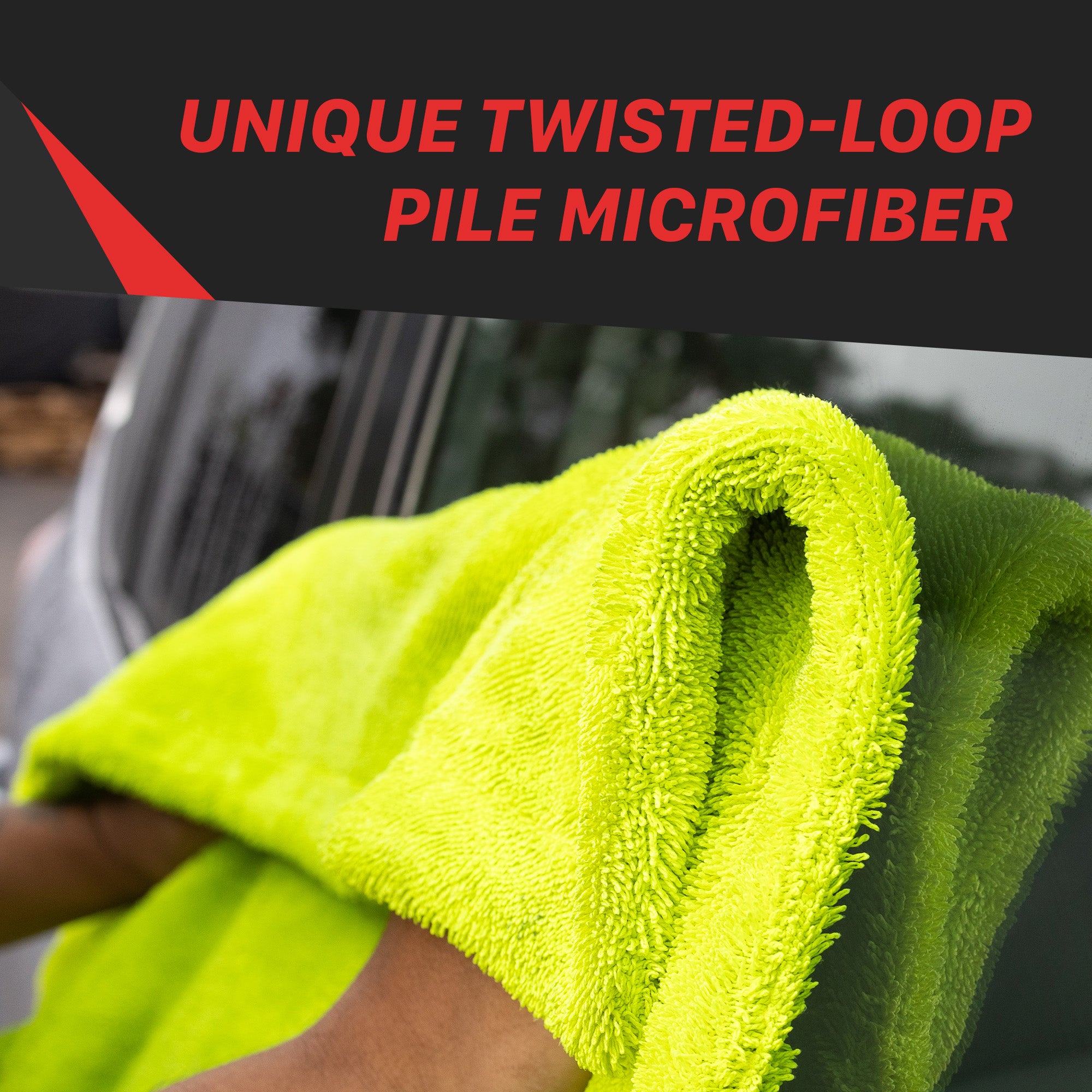 1157373G Car Drying Towel | 1600GSM "The Tank" Duo Twisted Loop Drying Towel