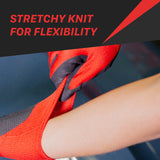 1130001 Breathable Work Gloves - 5 Pack