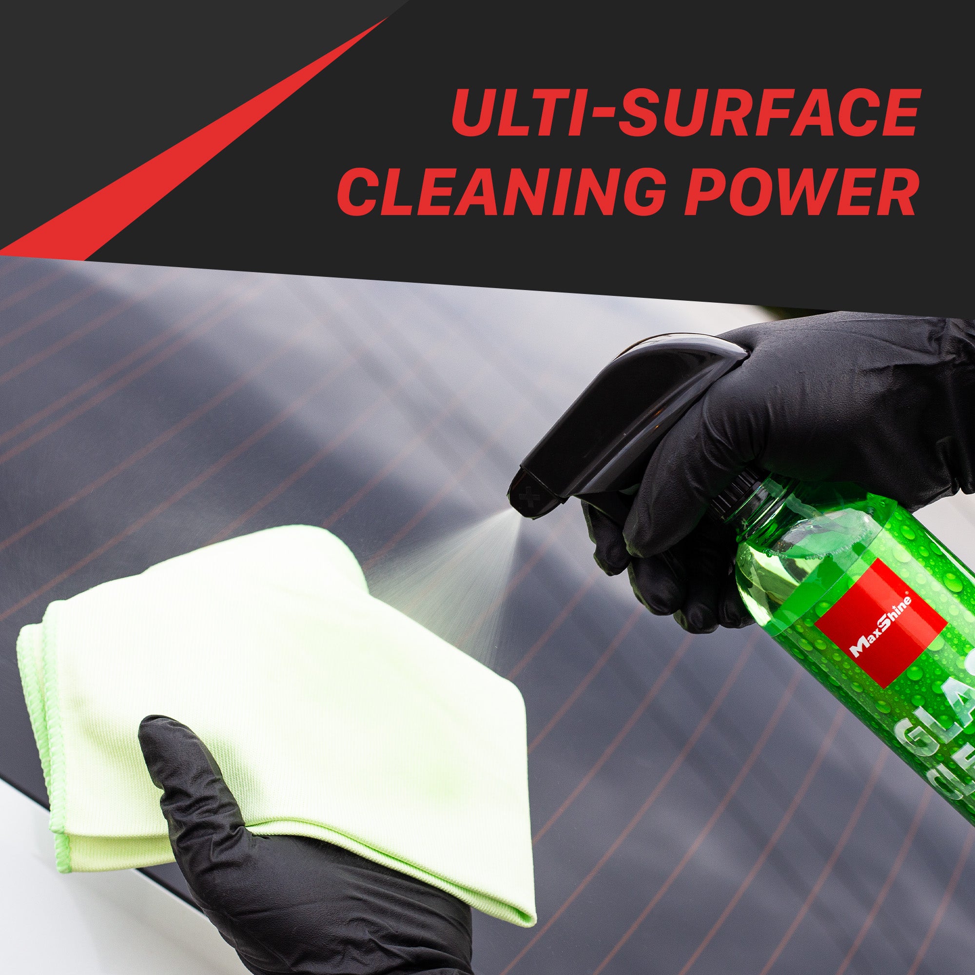 1094040G Car Glass Cleaning Cloth | 300GSM Glass Microfiber Towel - 5 Pack