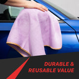 1045070P-SET Absorbent Microfiber Towels | 500GSM Mesh Microfiber Drying Towel - 3 Pack