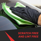 1094040G Car Glass Cleaning Cloth | 300GSM Glass Microfiber Towel - 5 Pack