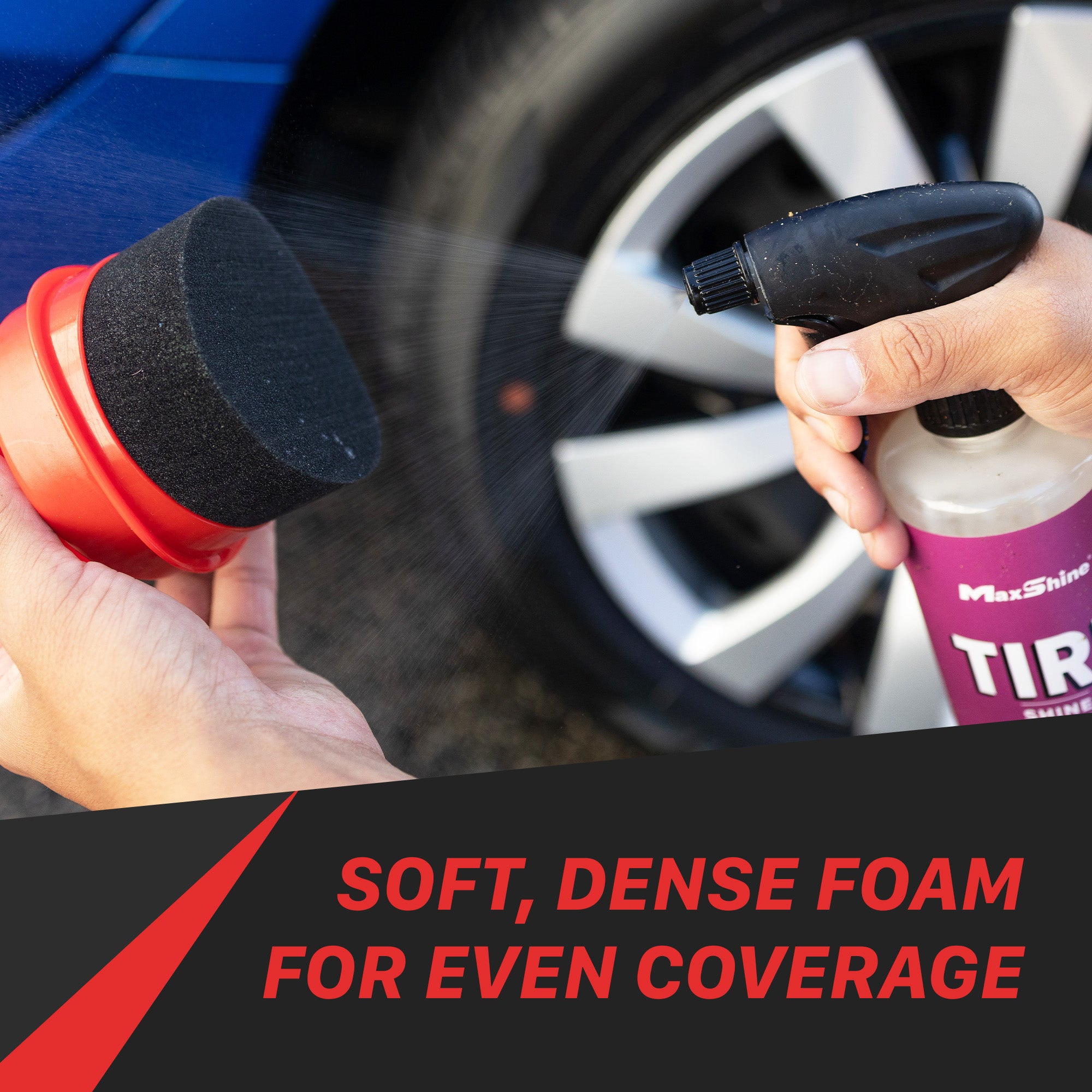 9011021 -22 Tire Shine Applicator | Dressing Applicator with Cover