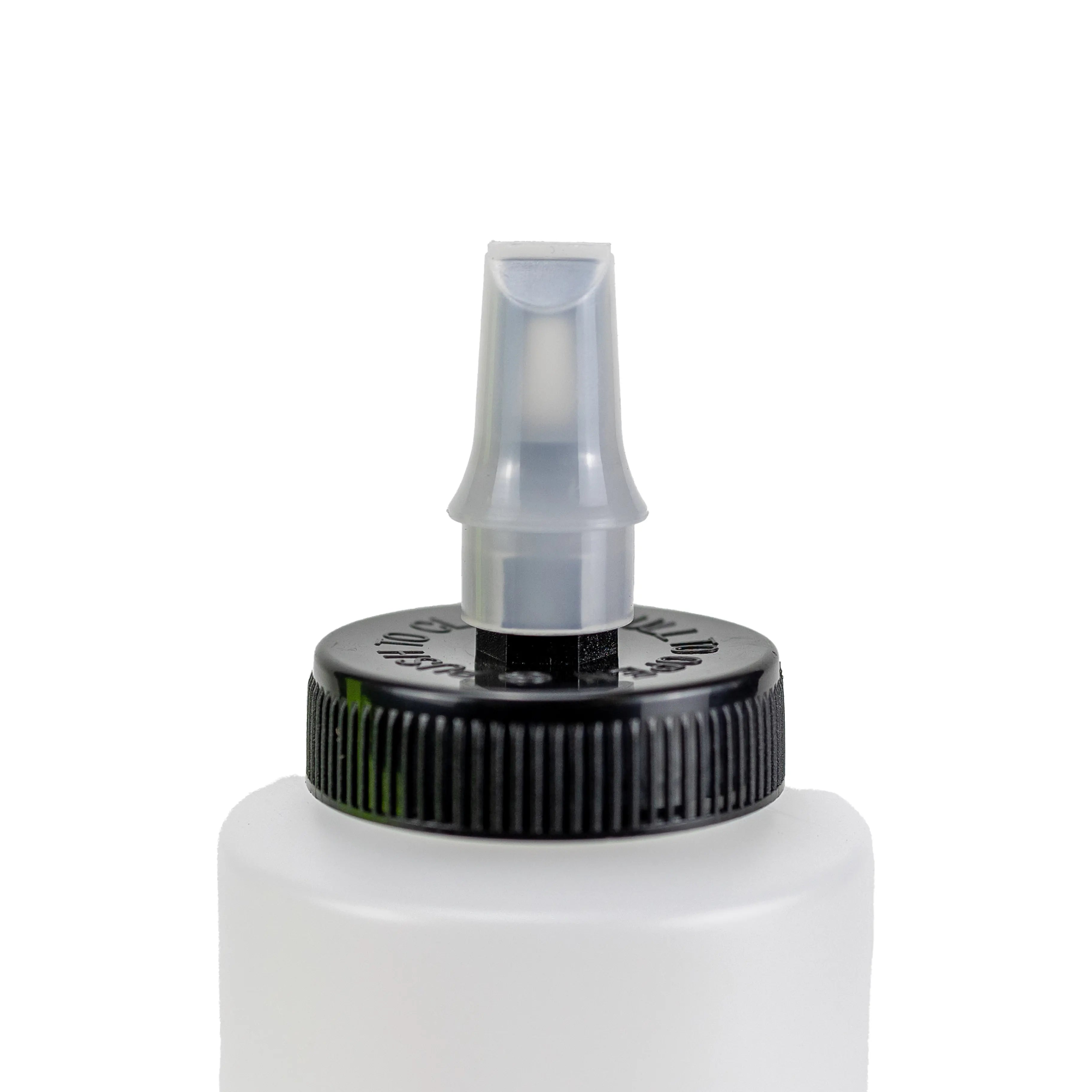 Compound Polish Wax Dispenser Bottle with Self Cleaning Cap Open