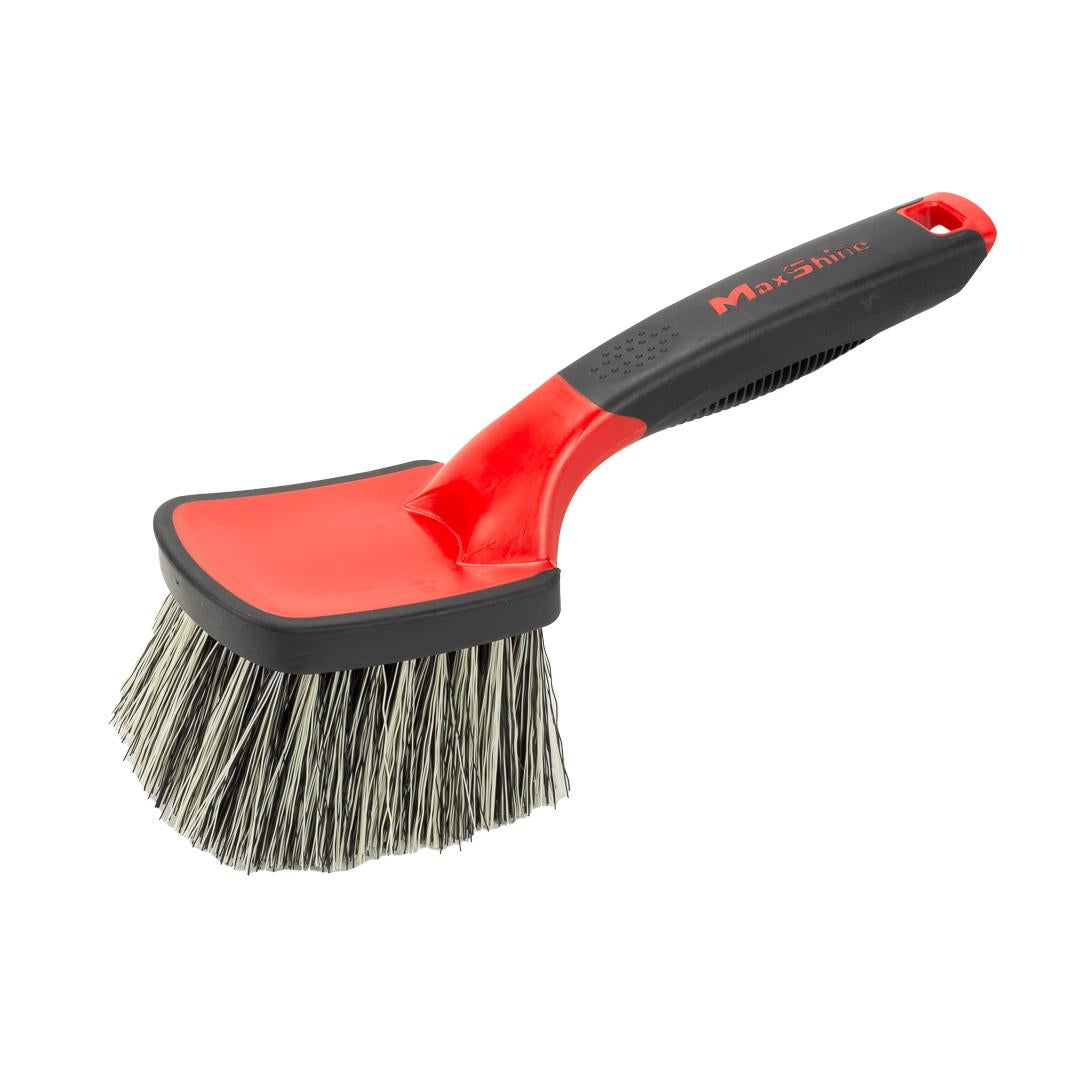 Soft Grip Medium Duty Brush with Medium Handle Rim Cleaning Brush