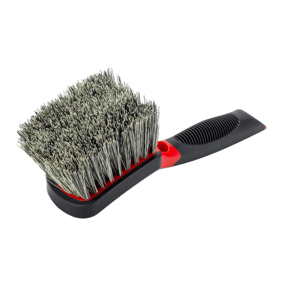 Soft Grip Medium Duty Brush with Medium Handle Rim Cleaning Brush