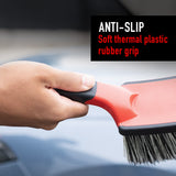 Soft Grip Medium Duty Rim Cleaning Brush with Medium Handle