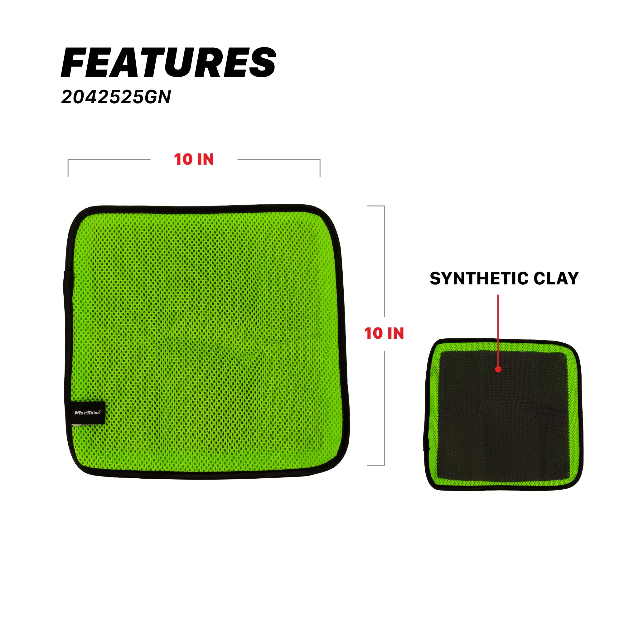 2042525GN Mesh Clay Bar Towel - Fine Grade