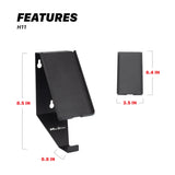 H11 Wall Mount Phone Holder and Headphone Rack