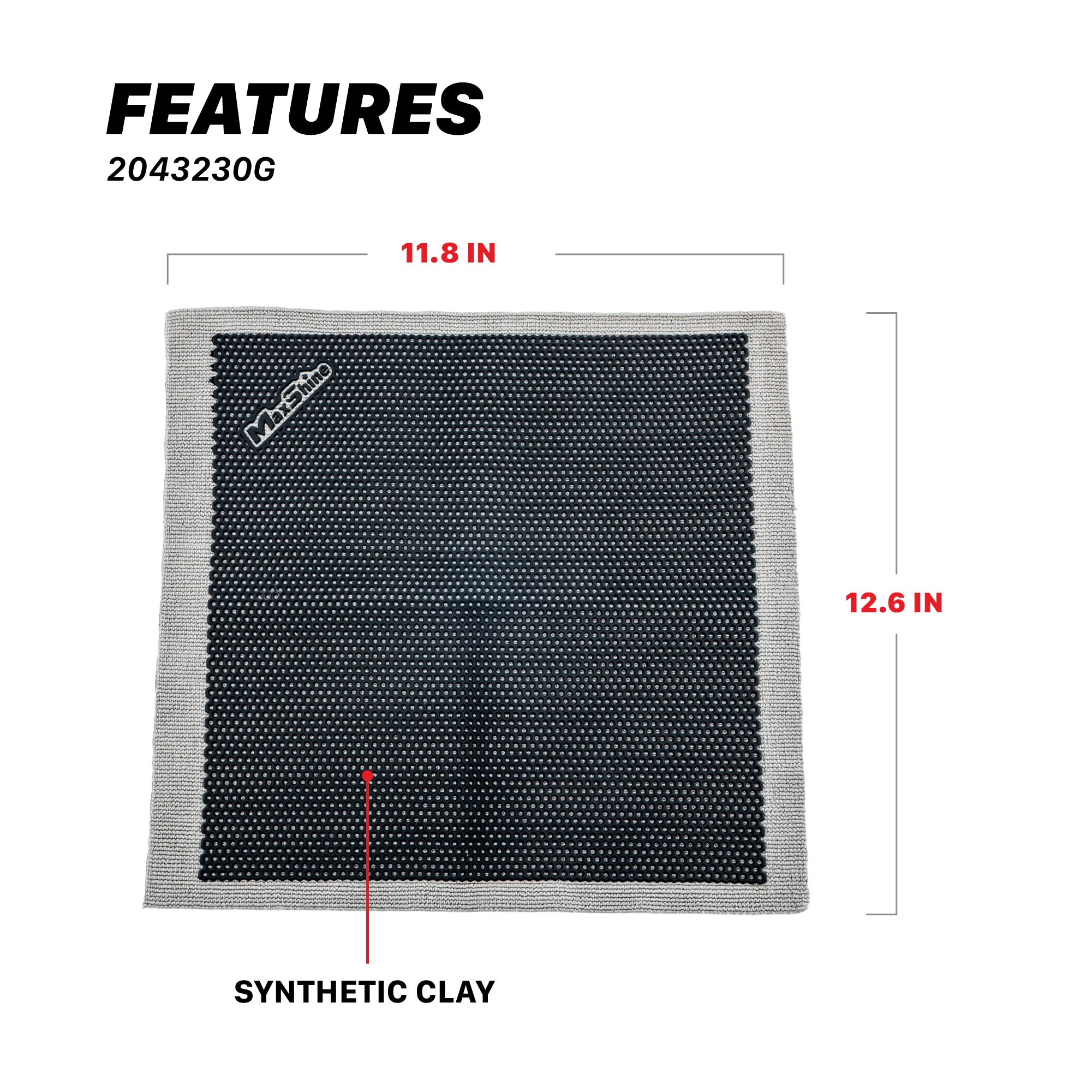2043230G Magic Clay Bar Towel - Heavy Grade