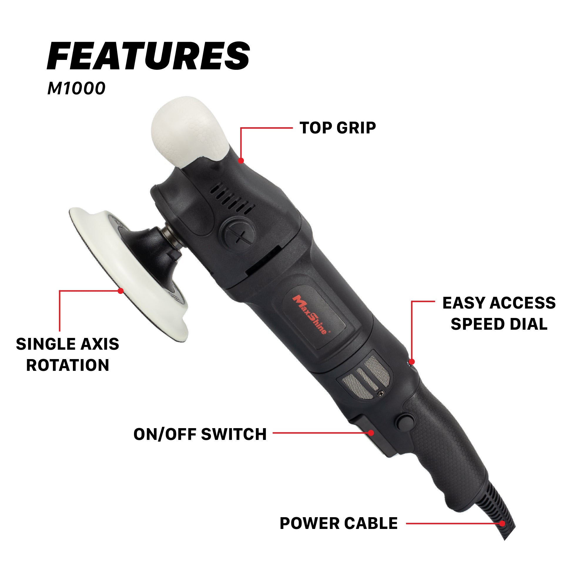 M1000 Rotary Polisher Buffer