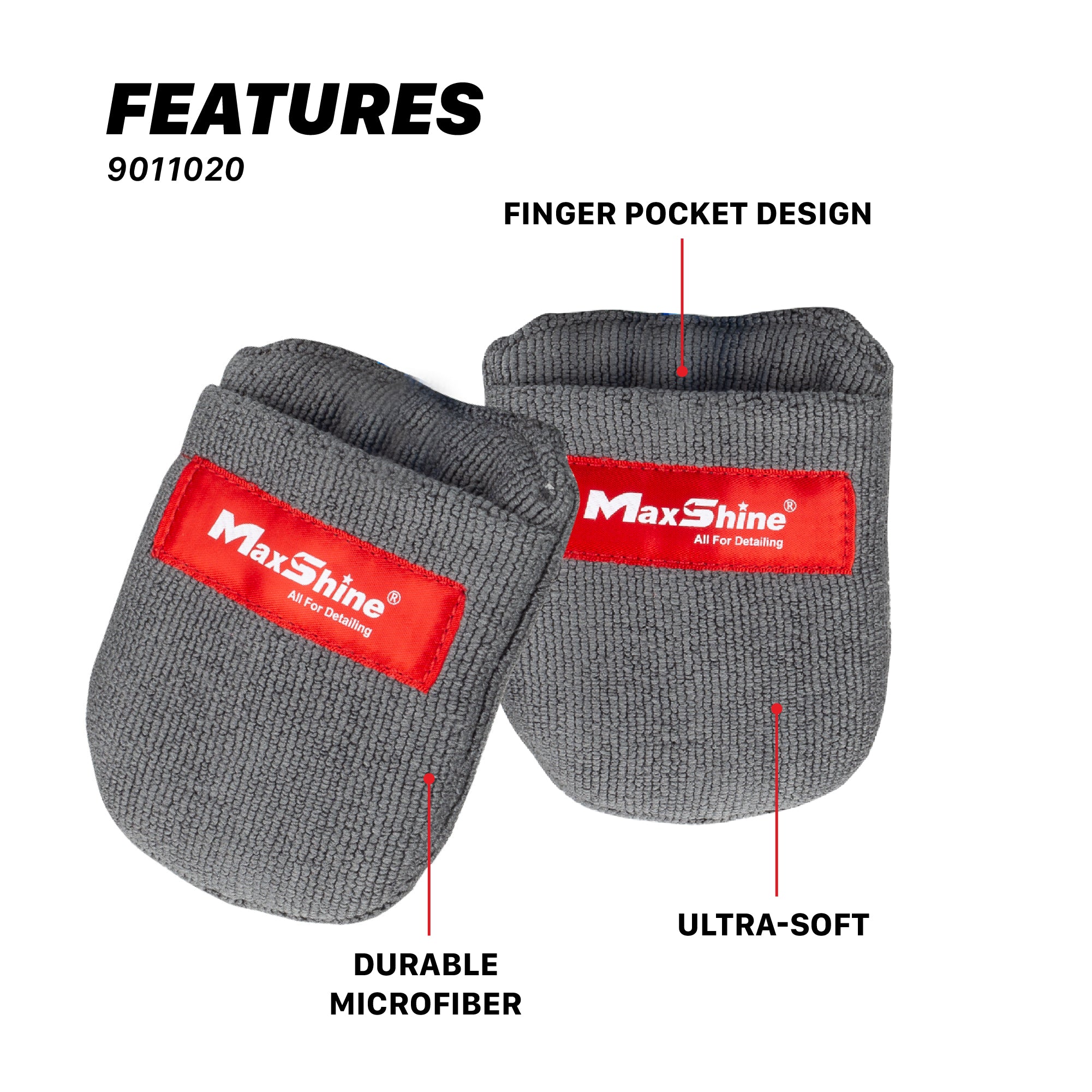 9011020 Microfiber Coating Applicator - 2 Pack