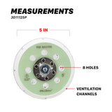 3011125P 6 inch DA Backing Plates | Pro Series Dual Action Backing Plates - 5in M15 Pro