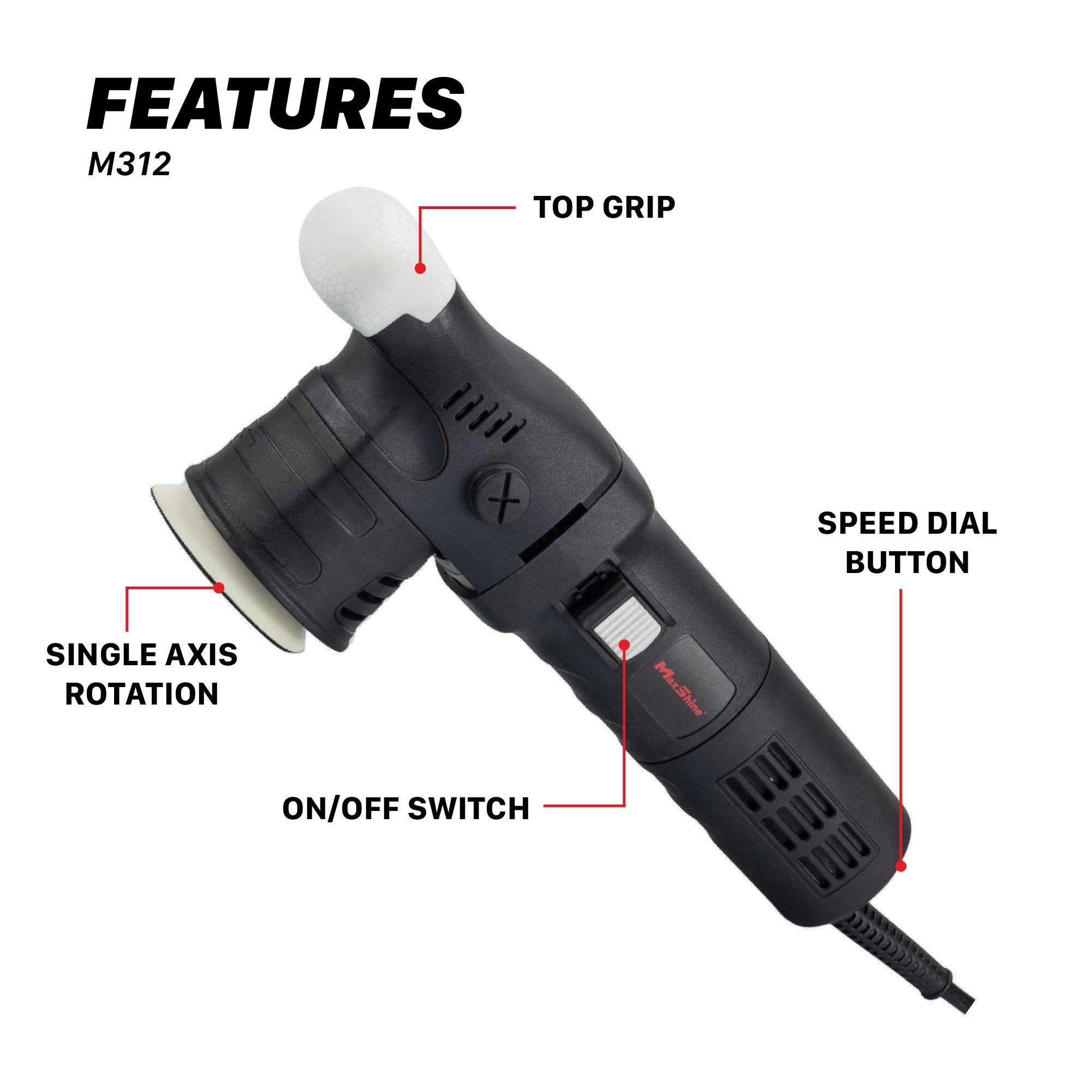 M312 Orbital Polisher - Open-Box