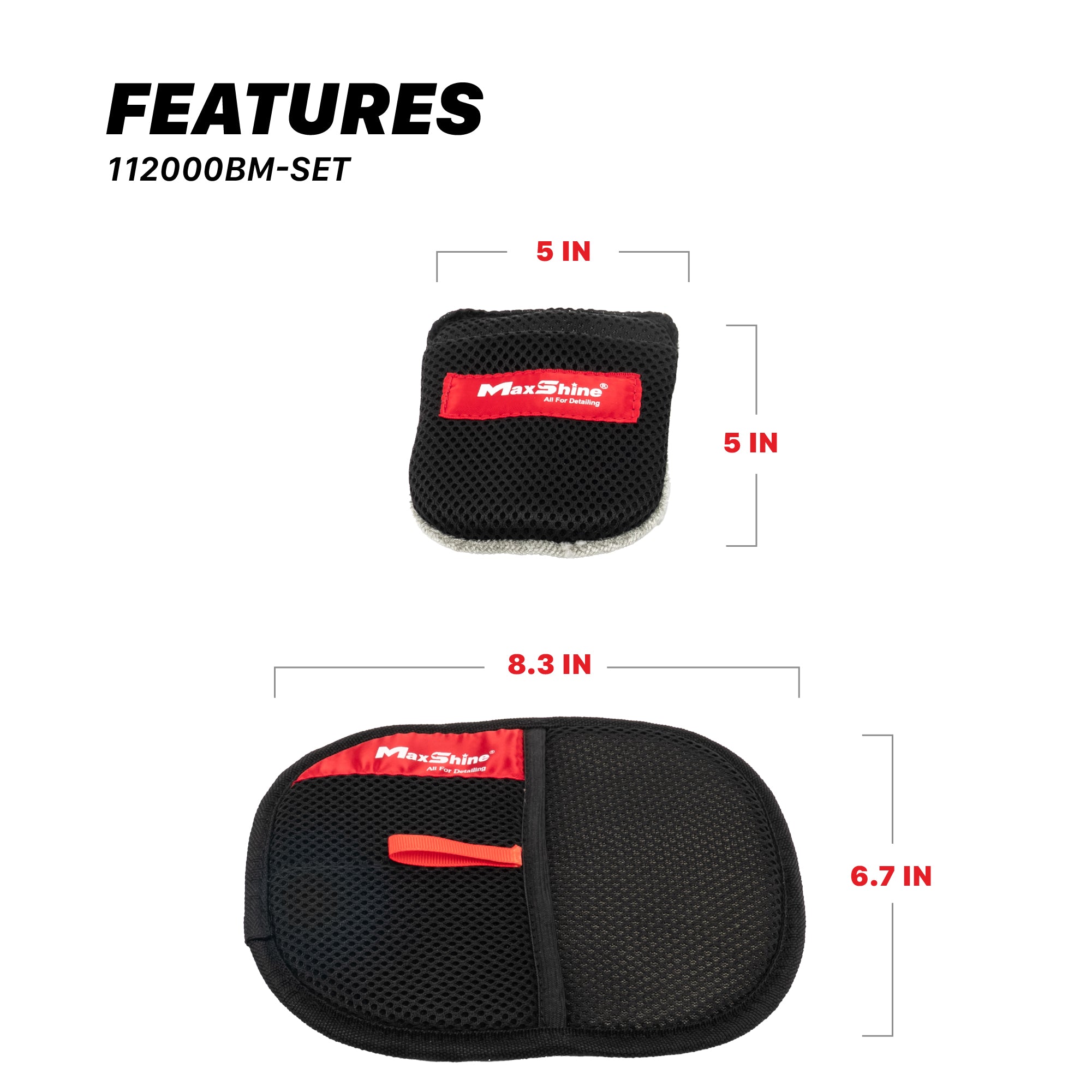 Electrostatic Pet Hair Remover Mitt Set