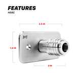 H08C Auto-Lock Quick Connect Foam Cannon Wall Mount