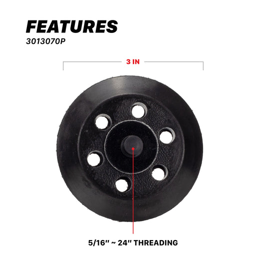 MaxShine M312 Backing Plate 3in Plate for Polishers
