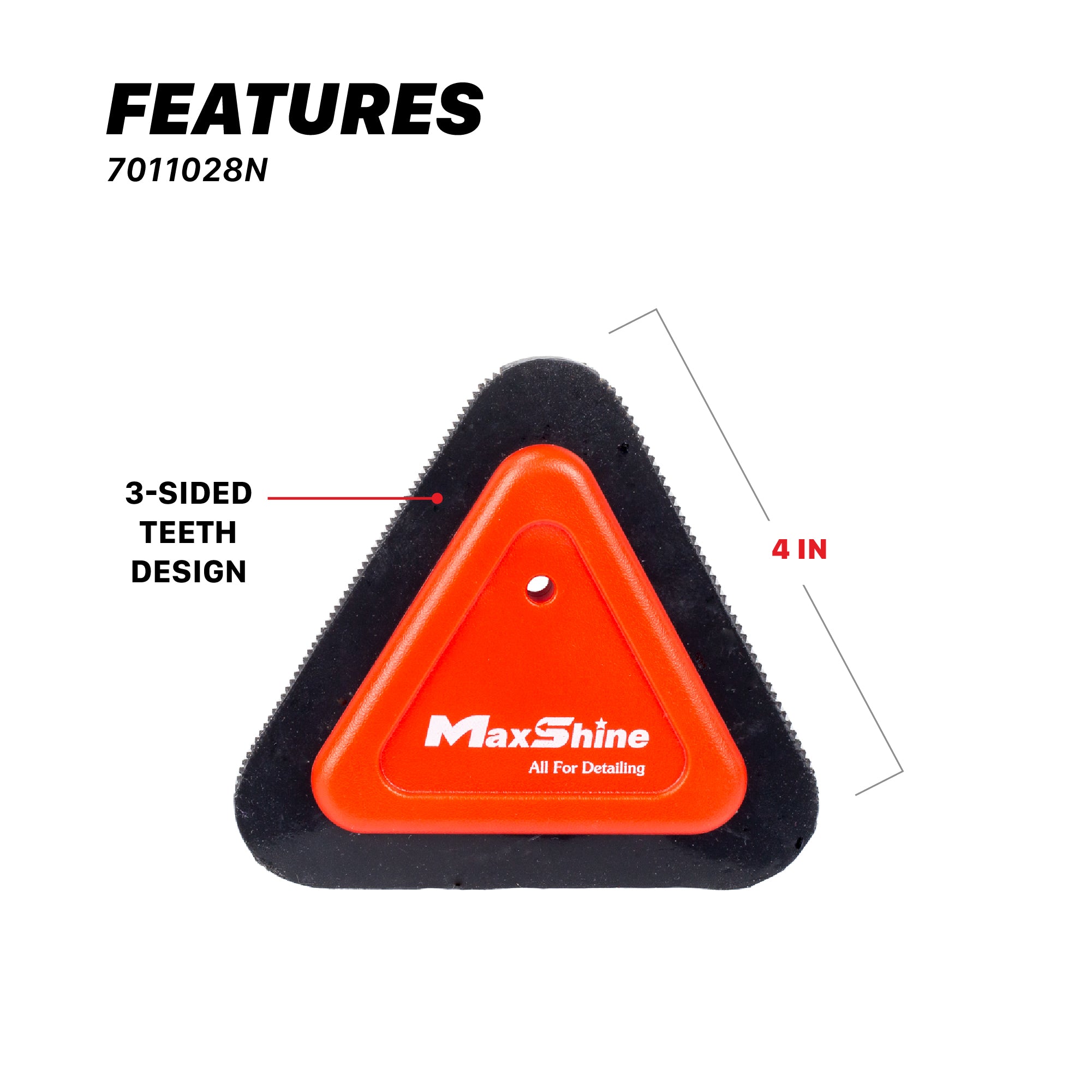 7011028N Pet Hair Remover for Car - Mini Pet Hair Carpet Brush - 4in