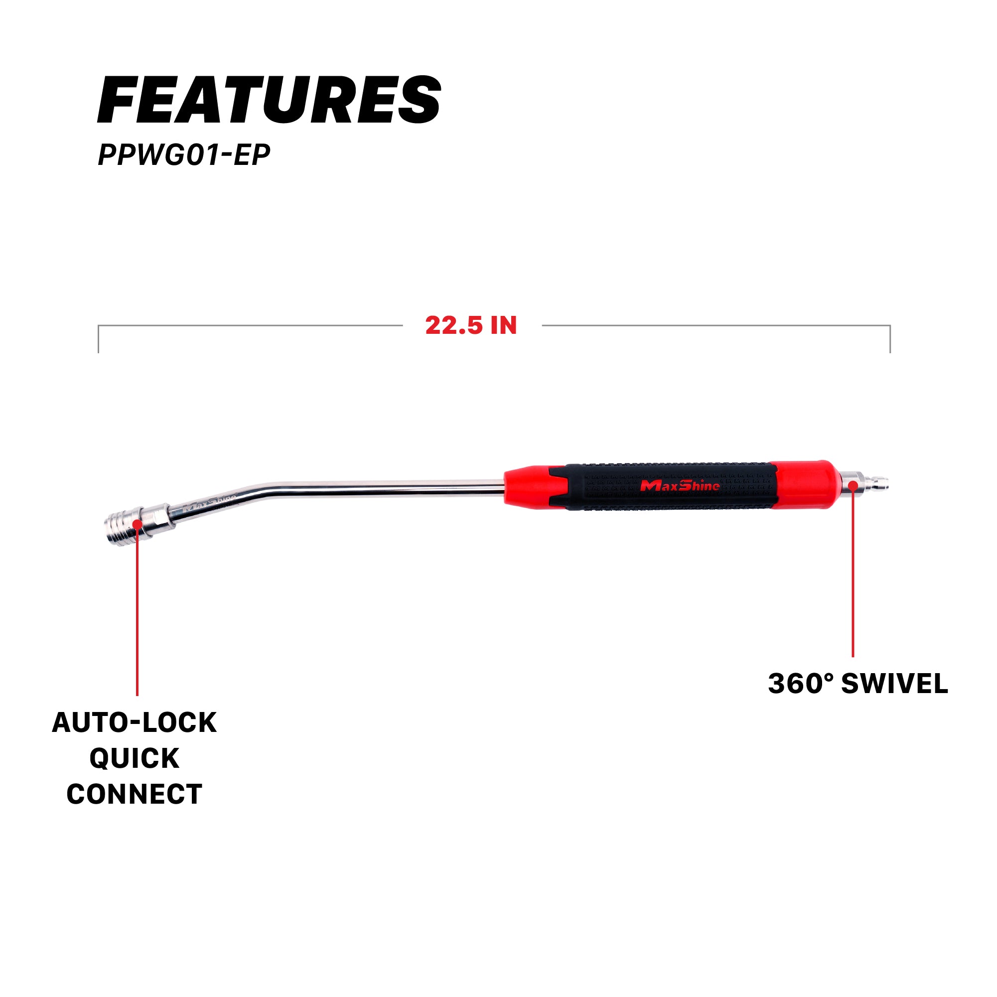 PPWG01-EP Pressure Washer Extension Wand