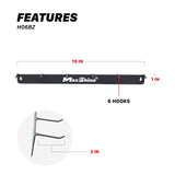 Wall Brush Holder | Detailing Brush Hanger - 6 Brushes