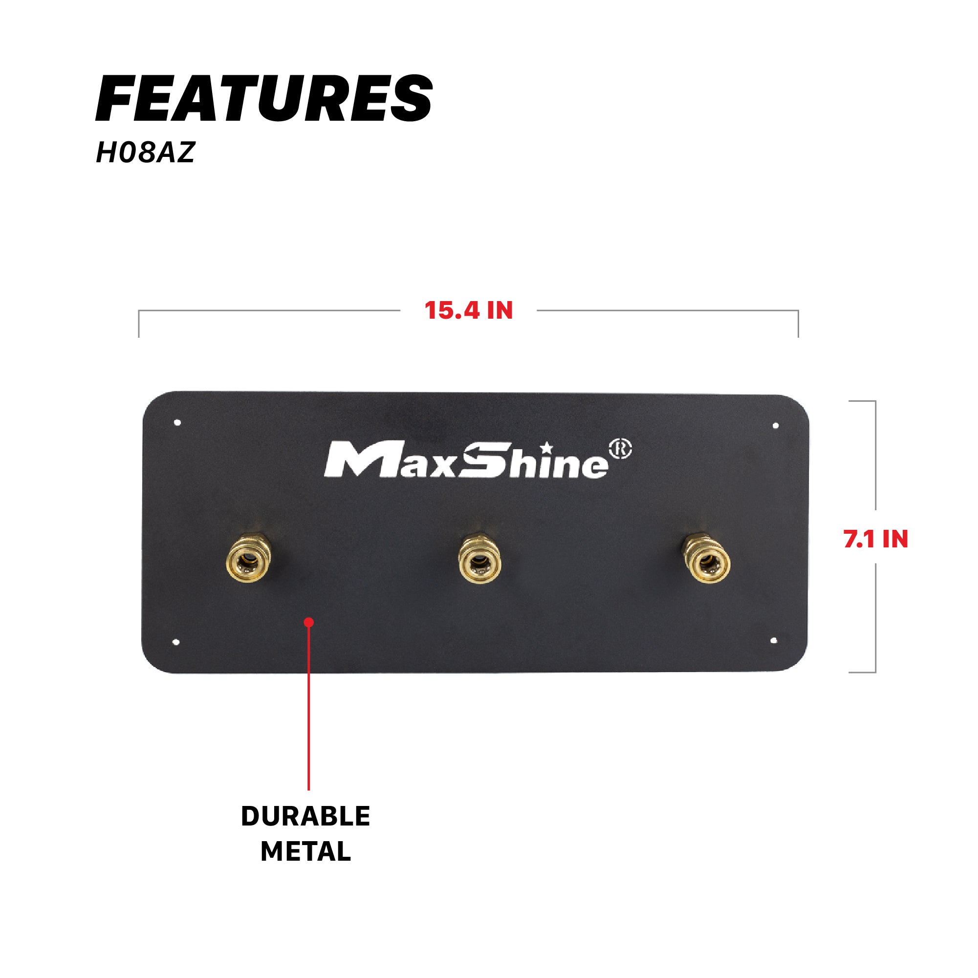 H08AZ Foam Cannon Wall Mount