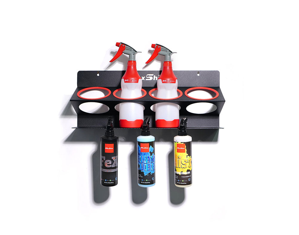 MaxShine Spray Bottle Rack | Protected Fit Up to 34oz – MaxshineUSA