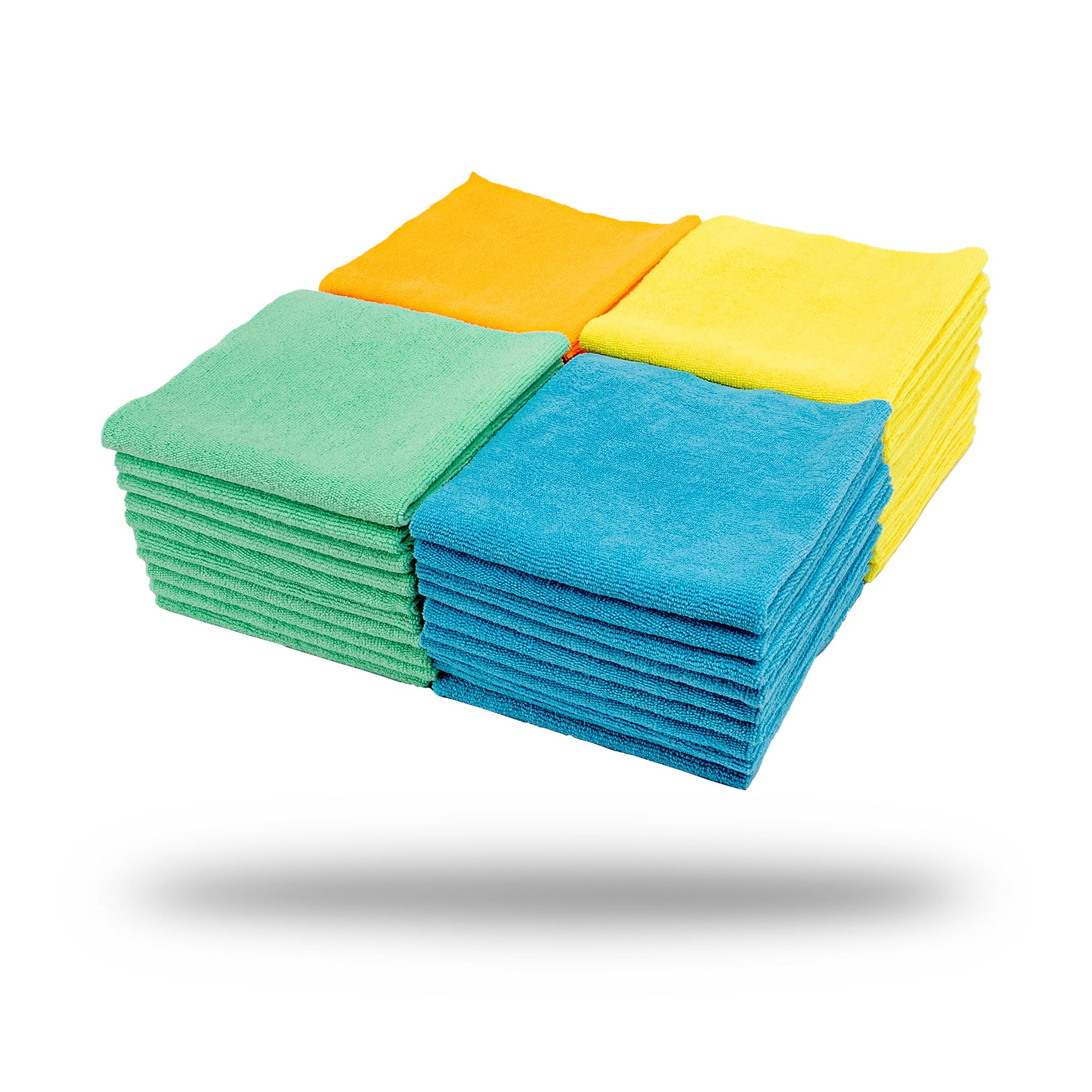 1104040-SET Premium All Purpose Edgeless Microfiber Cleaning Towel – 40 Pack