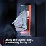 MaxShine 180GSM Reusable Detailing Microfiber Cloths with Dispenser Box