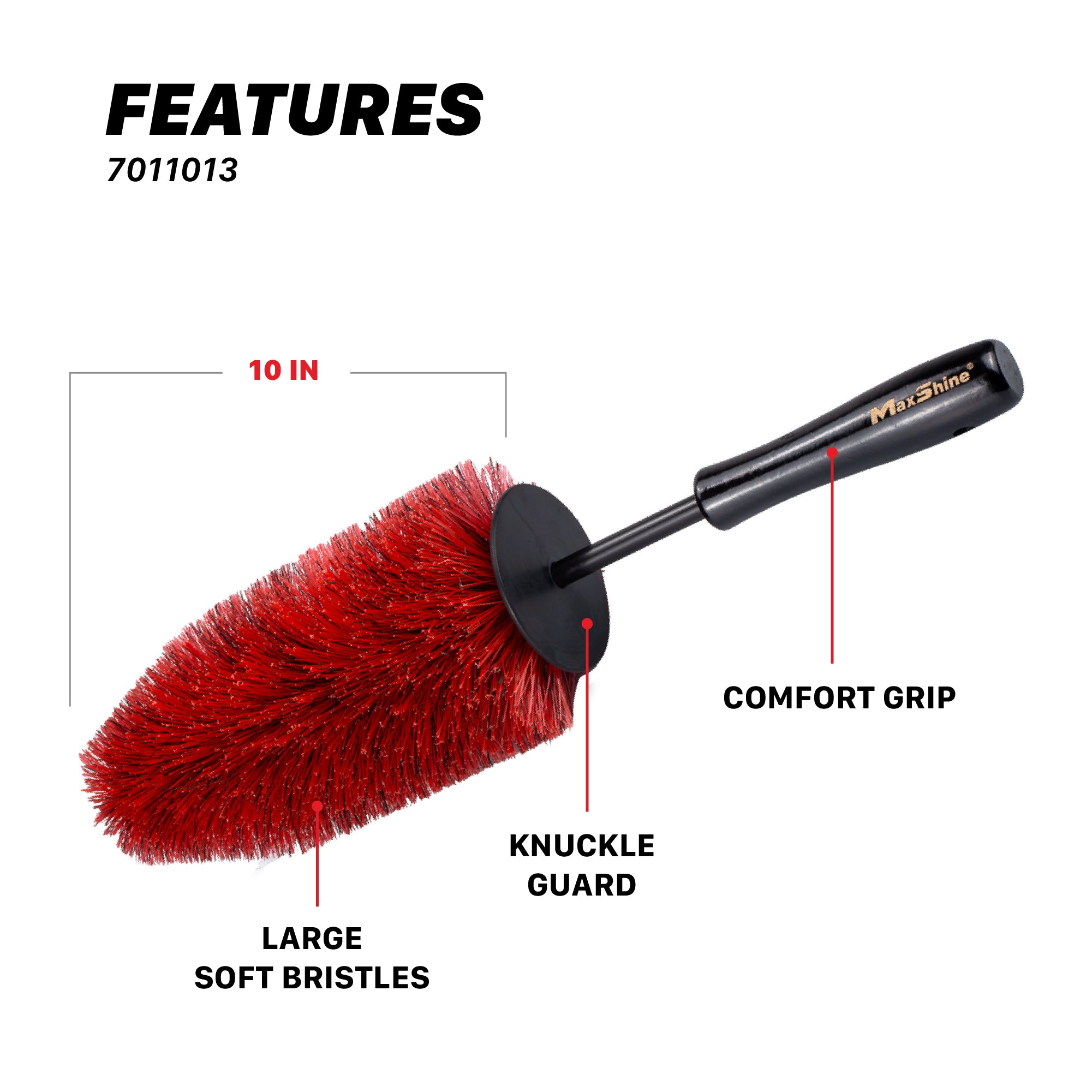 7011013 Wheel and Rim Brush - 10in