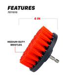 7011010 Drill Carpet Detailing Brushes - 4in
