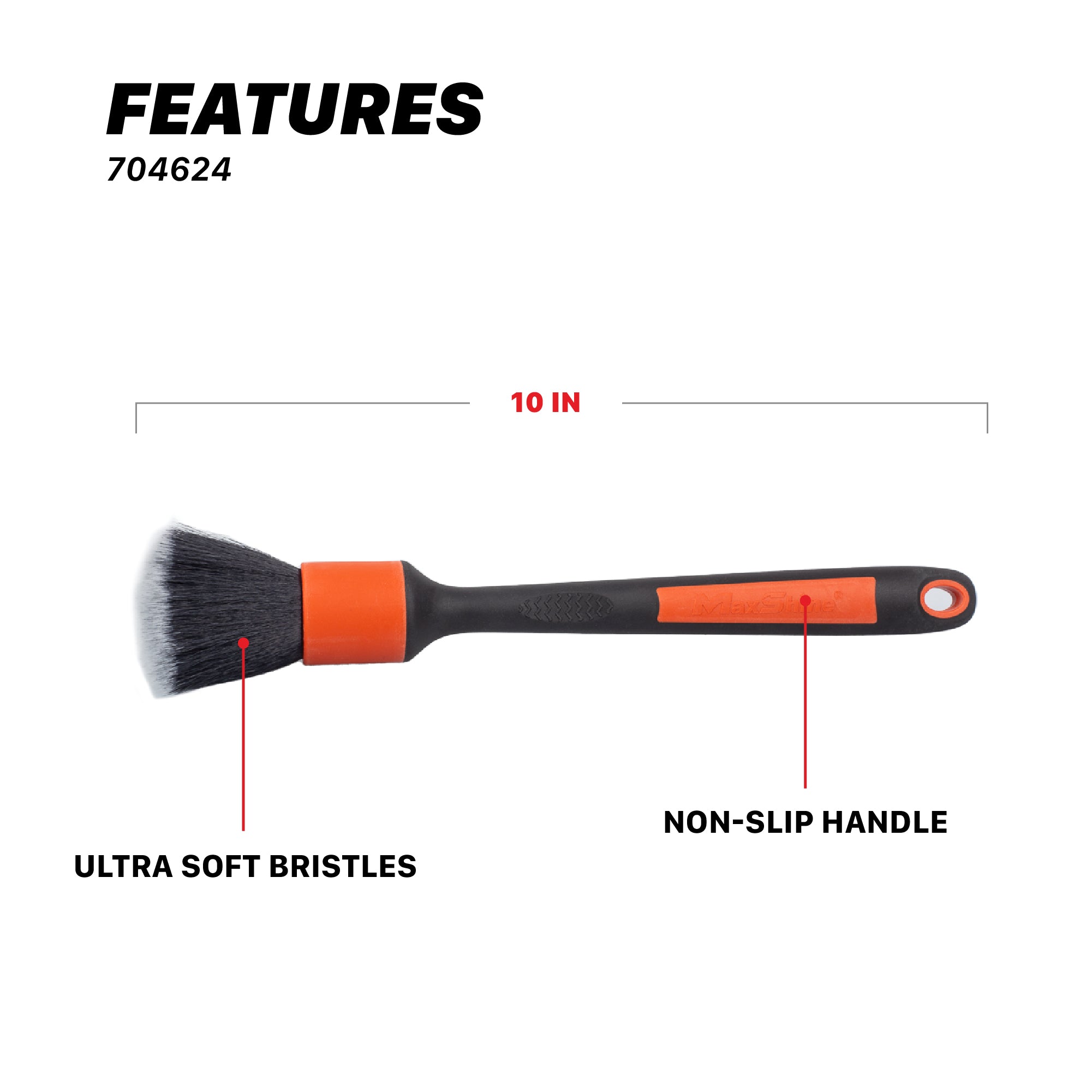 704624 Ever So Soft (ESS) Car Detailing Brushes - Large